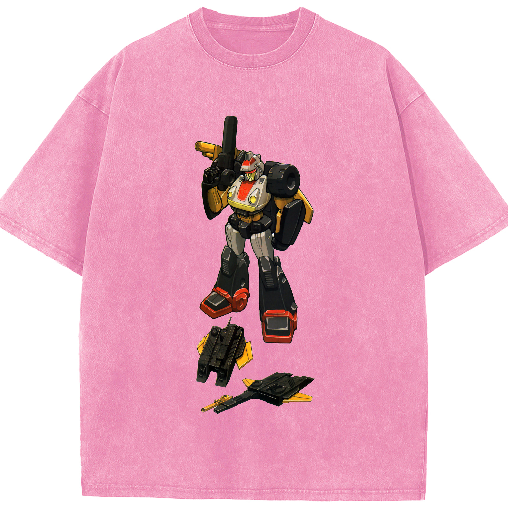 （画像用）  綿100% ヴィンテージ風 半袖Tシャツ（フロントプリント）